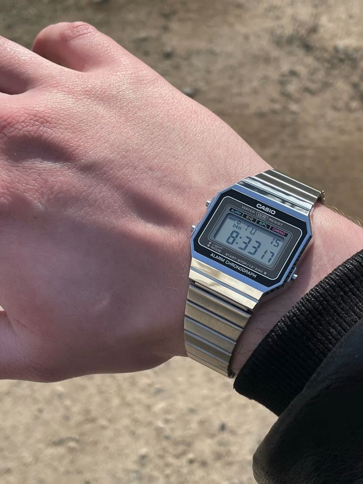 Vintage A700W Unisex (Digital Watch) Silver