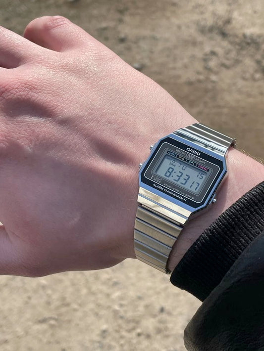 Vintage A700W Unisex (Digital Watch) Silver