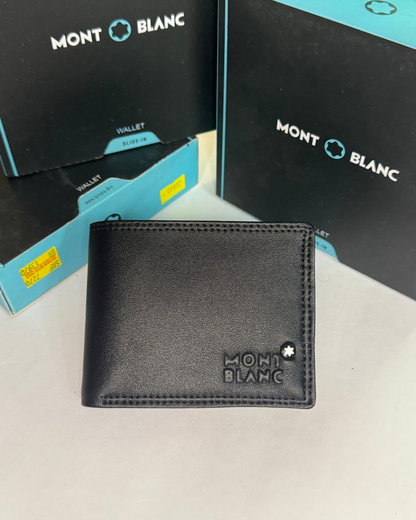 MB Black Leather Wallet