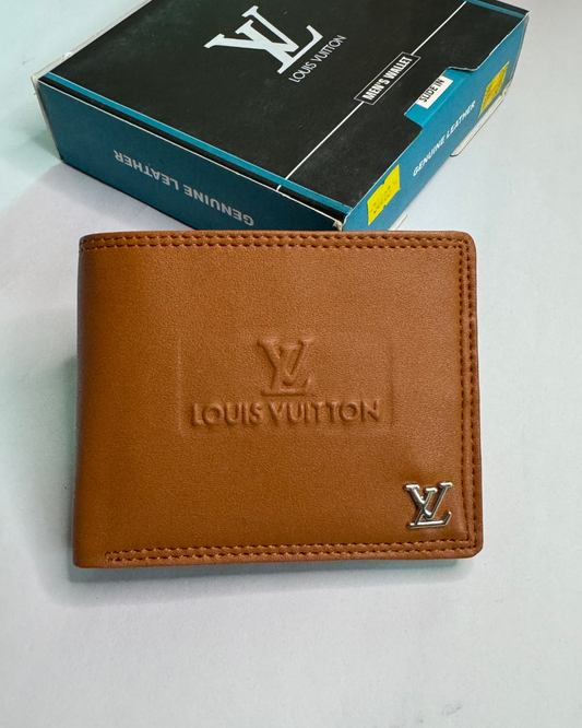 LV Bronze Leather Wallet