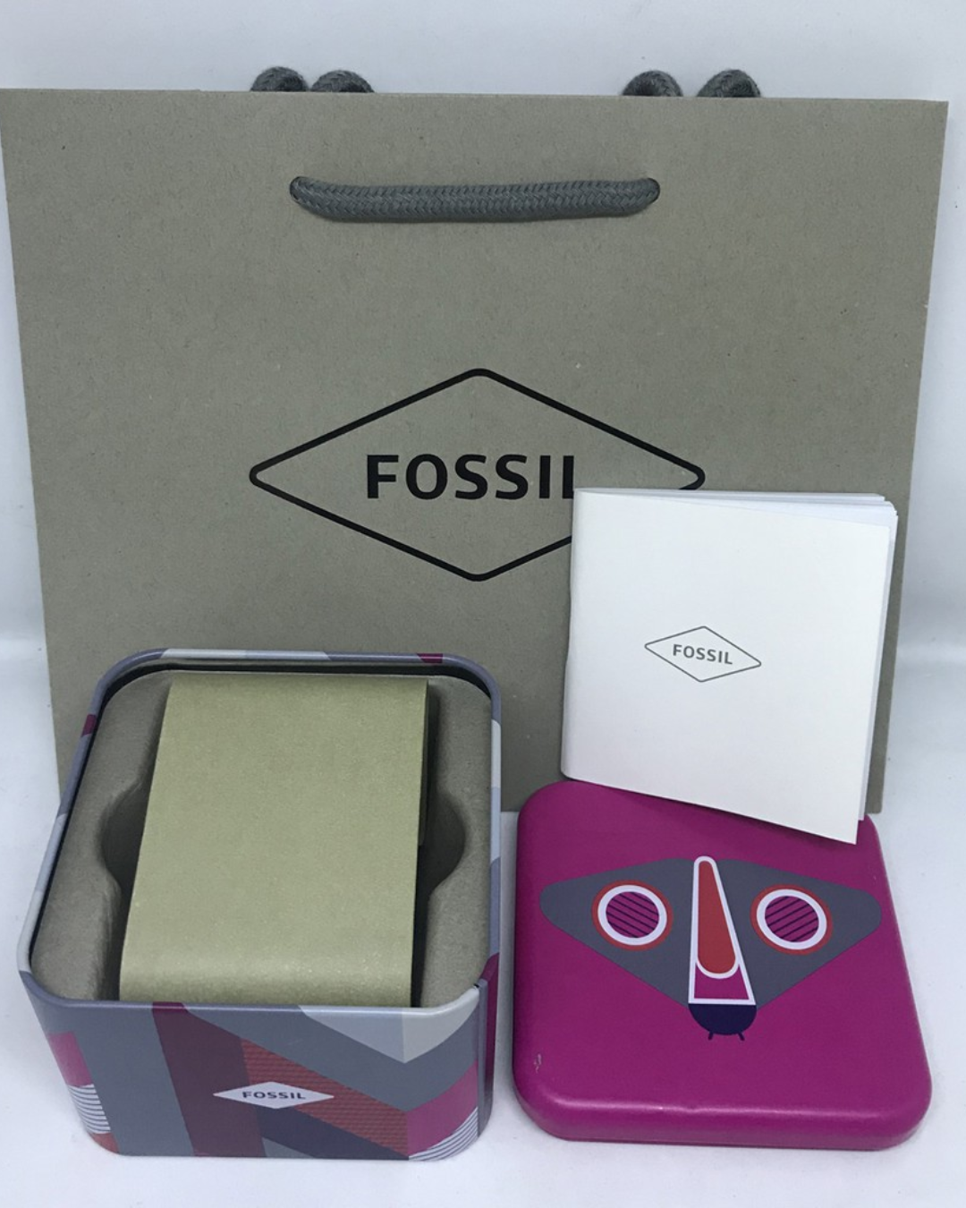 Fossil-Brand Box & Carry Bag