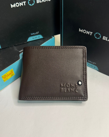 MB Brown Leather Wallet