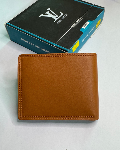 LV Bronze Leather Wallet