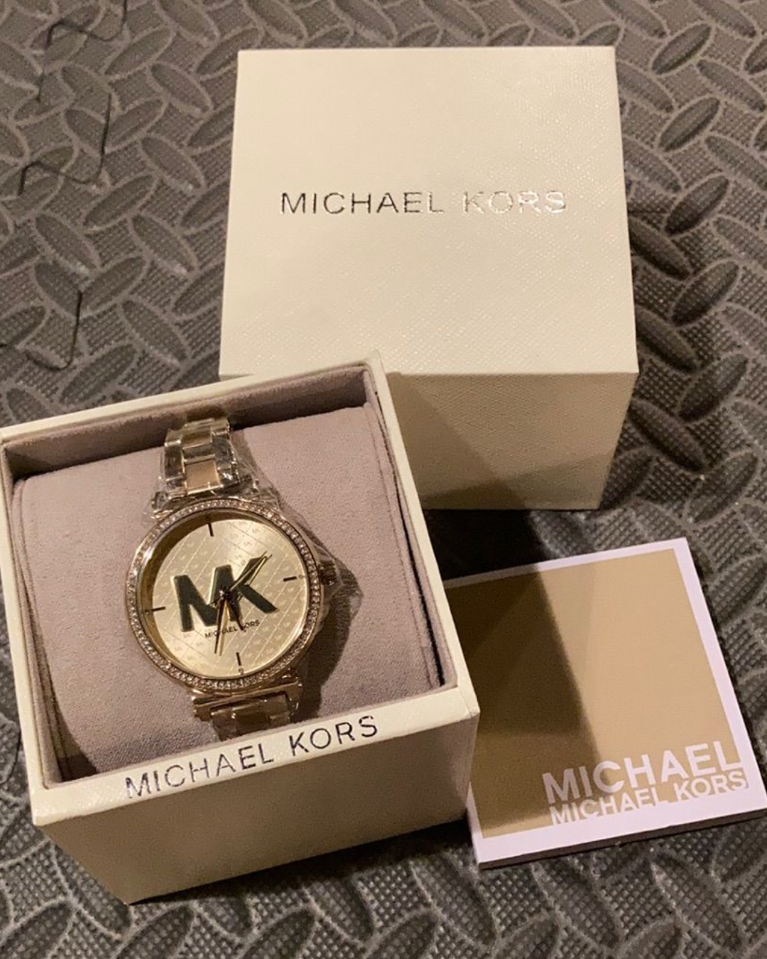 MK Brand Box & Carry Bag