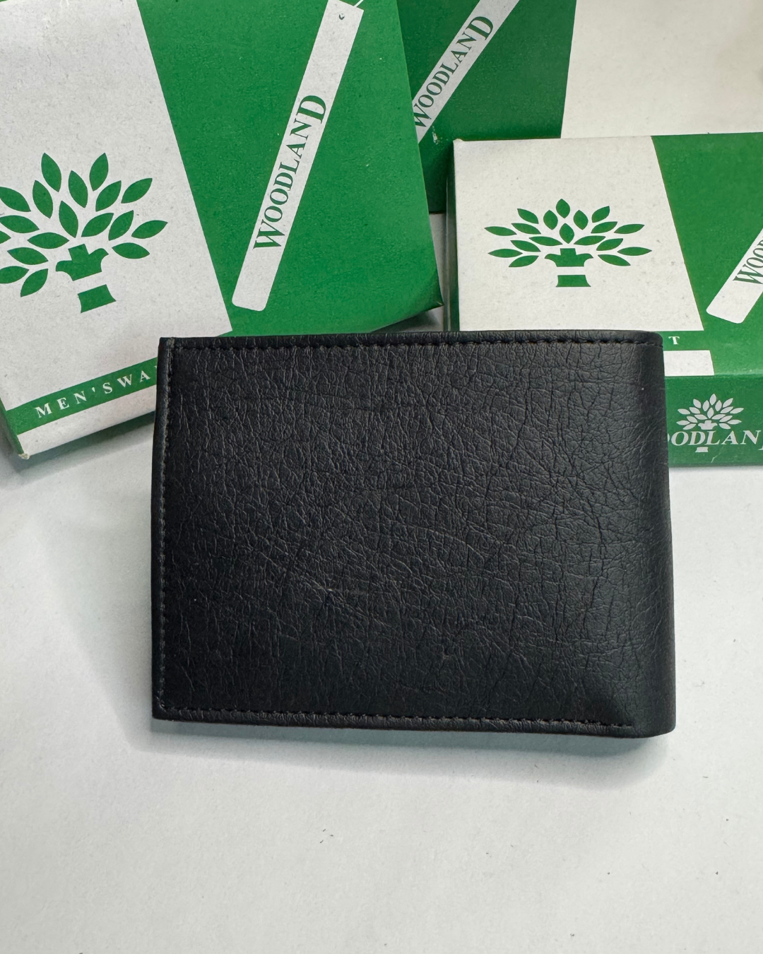 WL Black Leather Wallet