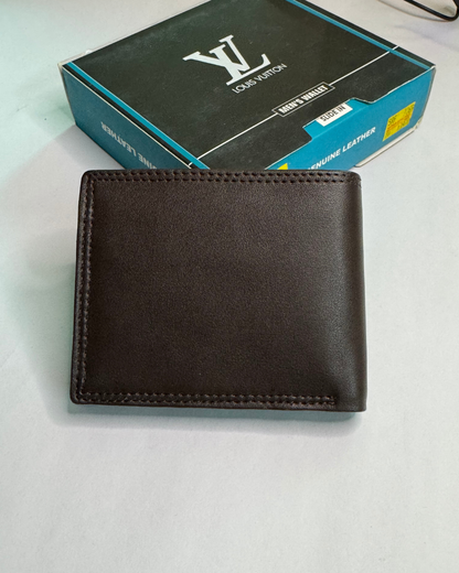 LV Brown Leather Wallet
