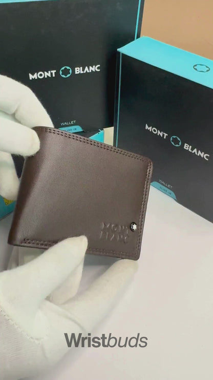 MB Brown Leather Wallet