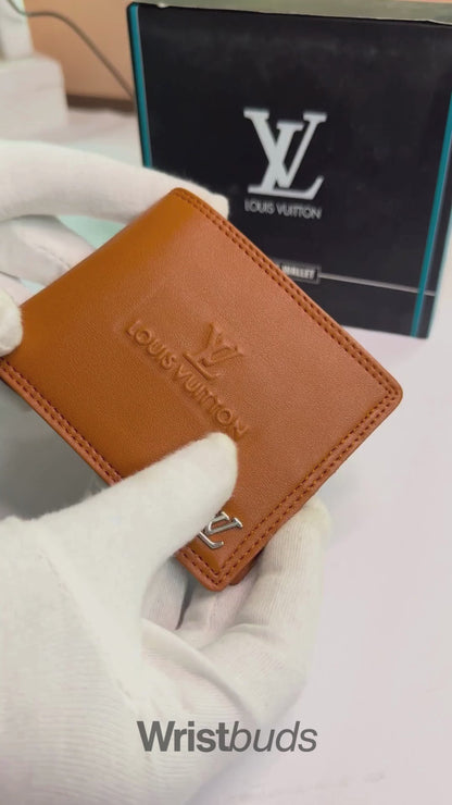 LV Bronze Leather Wallet